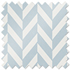 Chevron Stripe, Light Blue - Roman Blind